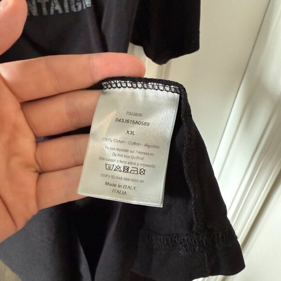 Dior Atelier Tee Black Used 3XL Color Black - Picture 3 of 4